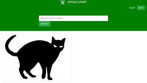 openclipart圖庫：Cat -2-資源代表圖