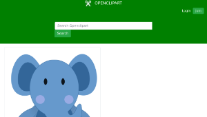 openclipart圖庫：Baby Elephant