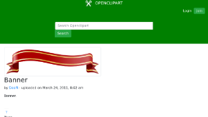 openclipart圖庫：Banner-資源代表圖