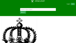 openclipart圖庫：Crown縮圖