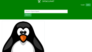 openclipart圖庫：Little penguin