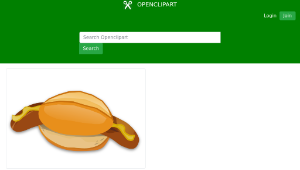 openclipart圖庫：Bratwurst縮圖