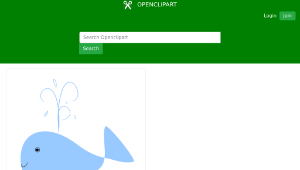 openclipart圖庫：Whale縮圖