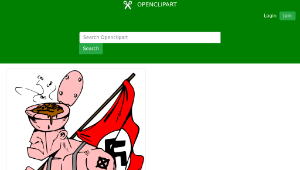 openclipart圖庫：Nazi skinhead-資源代表圖