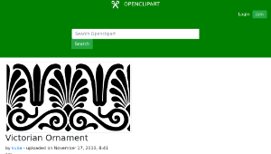 openclipart圖庫：Victorian Ornament縮圖