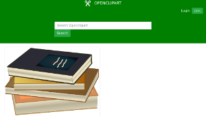 openclipart圖庫：Book Stack - Pile de livres-資源代表圖
