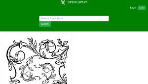 openclipart圖庫：floral decoration-資源代表圖