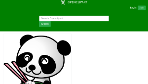 openclipart圖庫：rice panda-資源代表圖