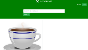 openclipart圖庫：Cup of Coffee