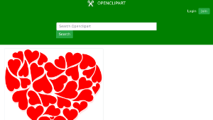 openclipart圖庫：Hearts for Valentine's Day-資源代表圖