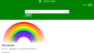 openclipart圖庫：Rainbow-資源代表圖