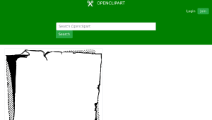 openclipart圖庫：Old Paper Frame縮圖