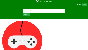 openclipart圖庫：Video Game Controller Icon-資源代表圖
