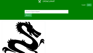 openclipart圖庫：dragon縮圖