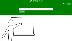openclipart圖庫：professeur / teacher-資源代表圖