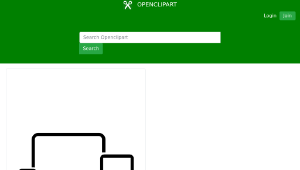 openclipart圖庫：Computer Smartphone and Tablet-資源代表圖