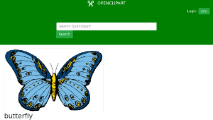 openclipart圖庫：butterfly-資源代表圖