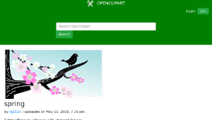 openclipart圖庫：spring-資源代表圖