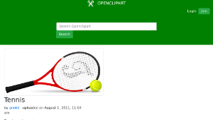 openclipart圖庫：Tennis-資源代表圖