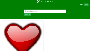 openclipart圖庫：Heart Gloss 5-資源代表圖