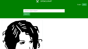 openclipart圖庫：Bad hair day-資源代表圖