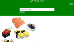 openclipart圖庫：Sushi set-資源代表圖
