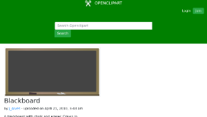 openclipart圖庫：Blackboard-資源代表圖