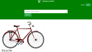 openclipart圖庫：bicycle縮圖