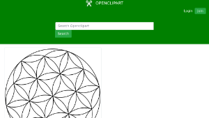 openclipart圖庫：Seed of Life-資源代表圖