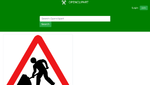 openclipart圖庫：Men at work-資源代表圖