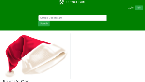 openclipart圖庫：Santa's Cap-資源代表圖