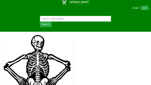 openclipart圖庫：skeleton-資源代表圖