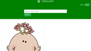 openclipart圖庫：worldlabel.com girlface8-資源代表圖