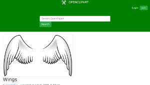 openclipart圖庫：Wings-資源代表圖