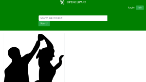 openclipart圖庫：Fifties Dancers縮圖