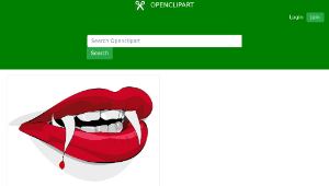 openclipart圖庫：Halloween teeth-資源代表圖