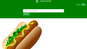 openclipart圖庫：Hot Dog-資源代表圖