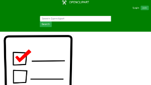 openclipart圖庫：Liste / List縮圖