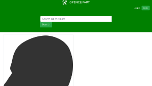 openclipart圖庫：Head profile-資源代表圖