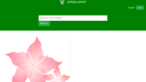 openclipart圖庫：pink flower-資源代表圖