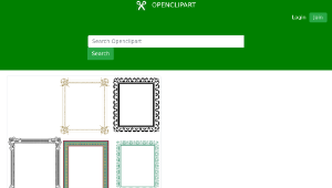 openclipart圖庫：Artistic Frames 2-資源代表圖