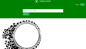 openclipart圖庫：filigree circle縮圖
