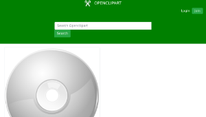 openclipart圖庫：cd-rom-資源代表圖