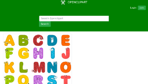 openclipart圖庫：Animal Alphabets縮圖