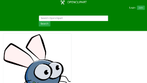 openclipart圖庫：Cartoon Fly-資源代表圖