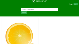 openclipart圖庫：Orange Slice-資源代表圖