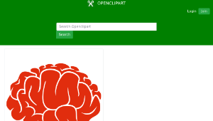 openclipart圖庫：Brain縮圖