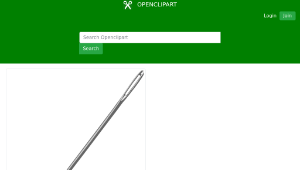 openclipart圖庫：Sewing needle縮圖