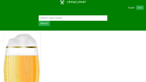 openclipart圖庫：glass of beer-資源代表圖