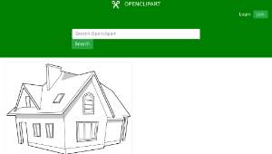 openclipart圖庫：Modern house svg image for Videoscribe-資源代表圖